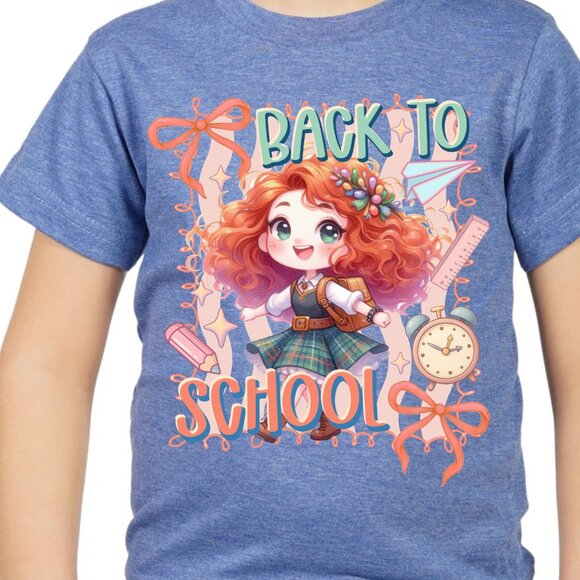Princess Merida Back to school Graphic T-shirt for kids - Picture 4 of 5